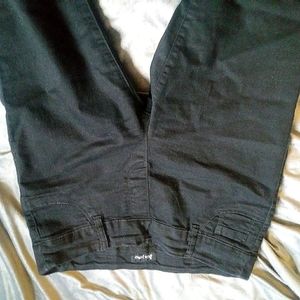 Black super skinny jeggings